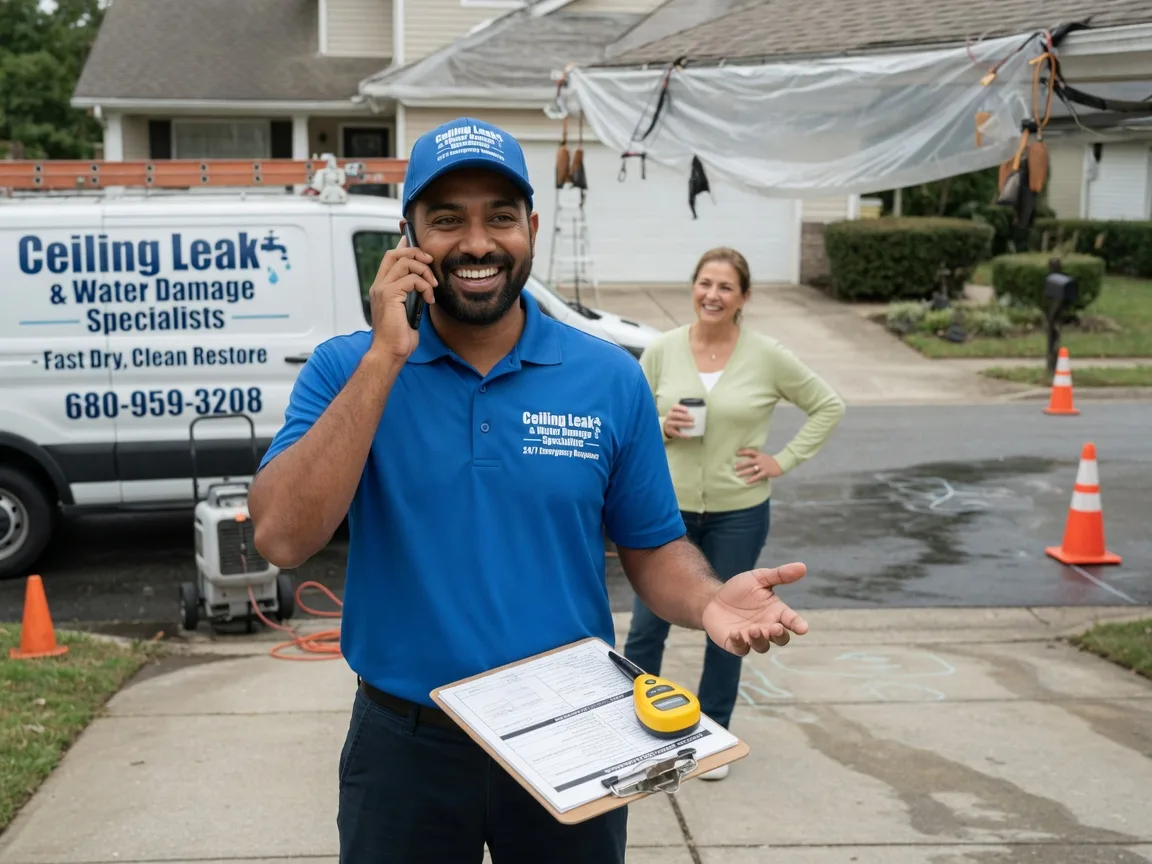 Ceiling Leak Cleanup Shippingport, PA FAQs